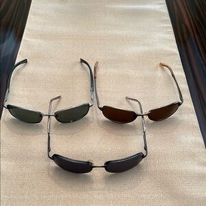 Men's Sunglasses Trio - Black, Brown
